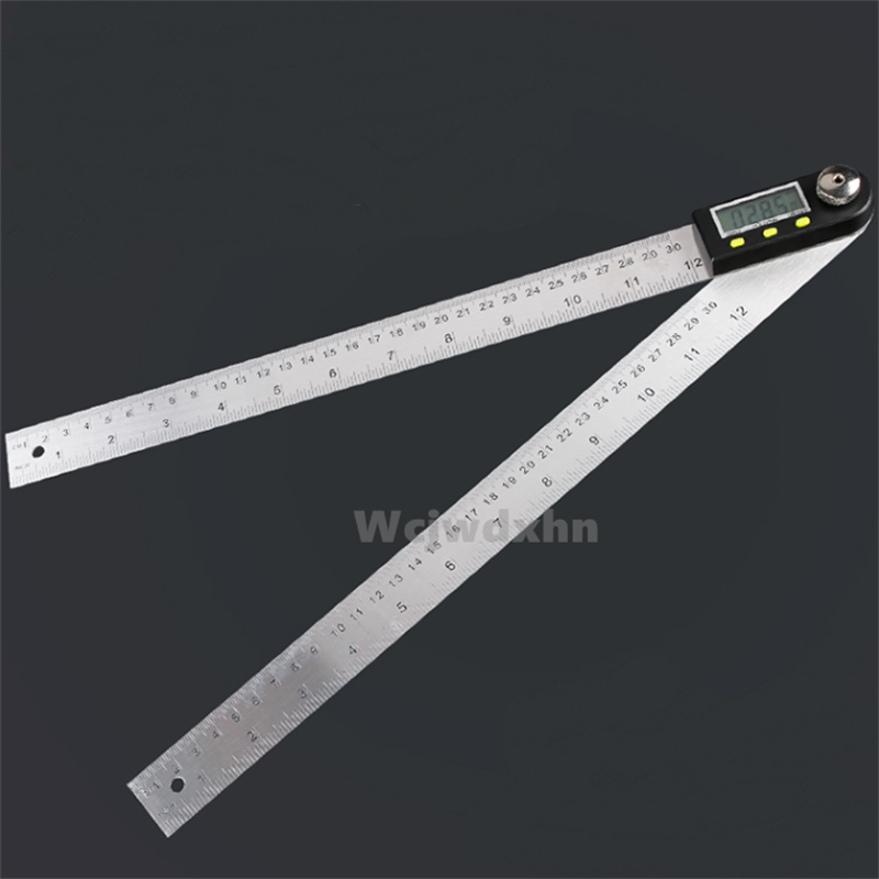 20CM High precision electronic angle ruler digital display angle ruler multifunctional stainless steel electronic ru
